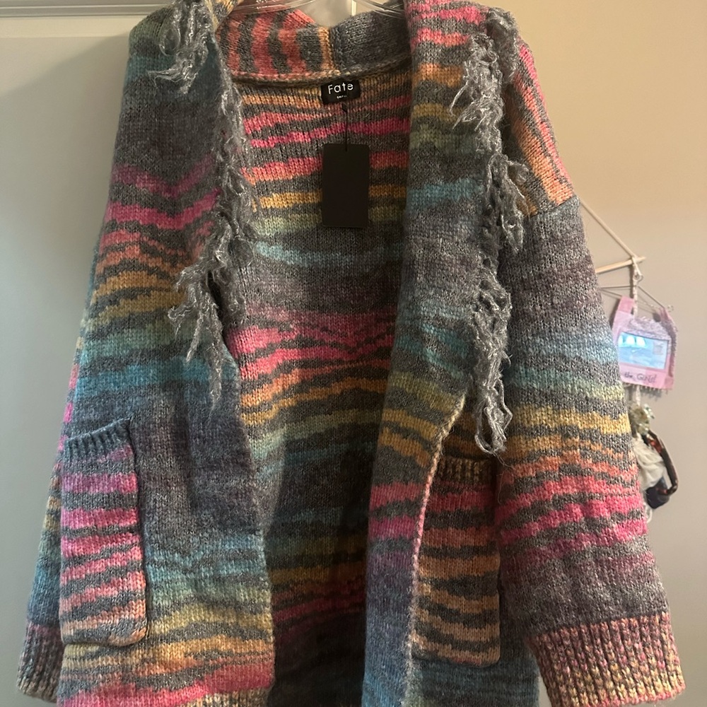 Multicolor Striped Women's Sweater